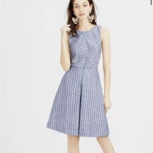 J Crew striped blue dress. SZ 4